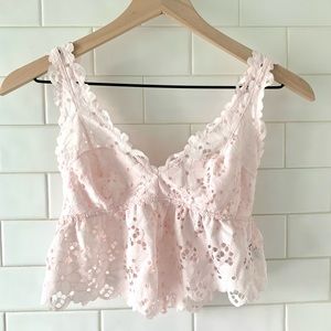 Pink Lace Aerie Bralette